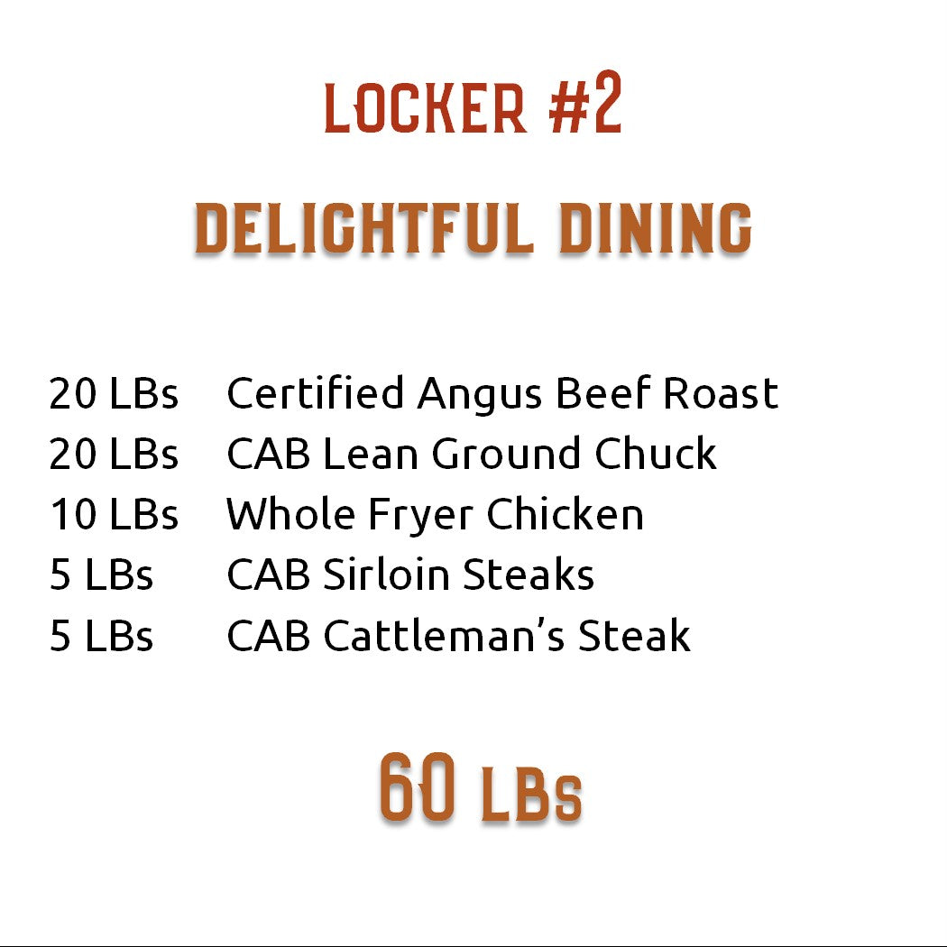 Locker Special #2 - Delightful Dining