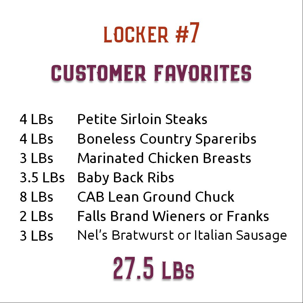 Locker Special #7 - Customer Favorites