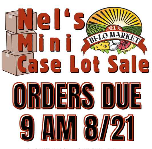 Nel's Bi-Lo Market Mini Case Lot Sale: Stock Up and Save!