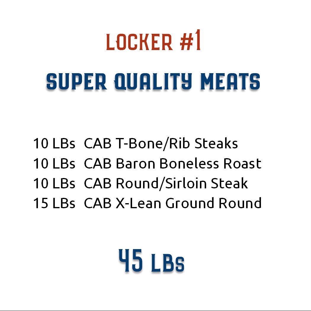 Locker Special #1- Super Quality Meats