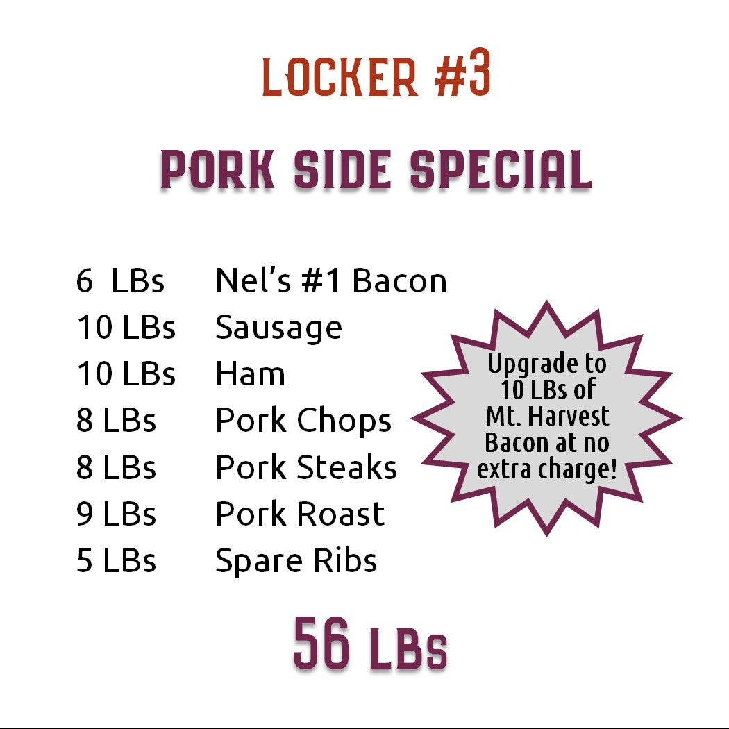 Locker Special #3 - Pork Side Special