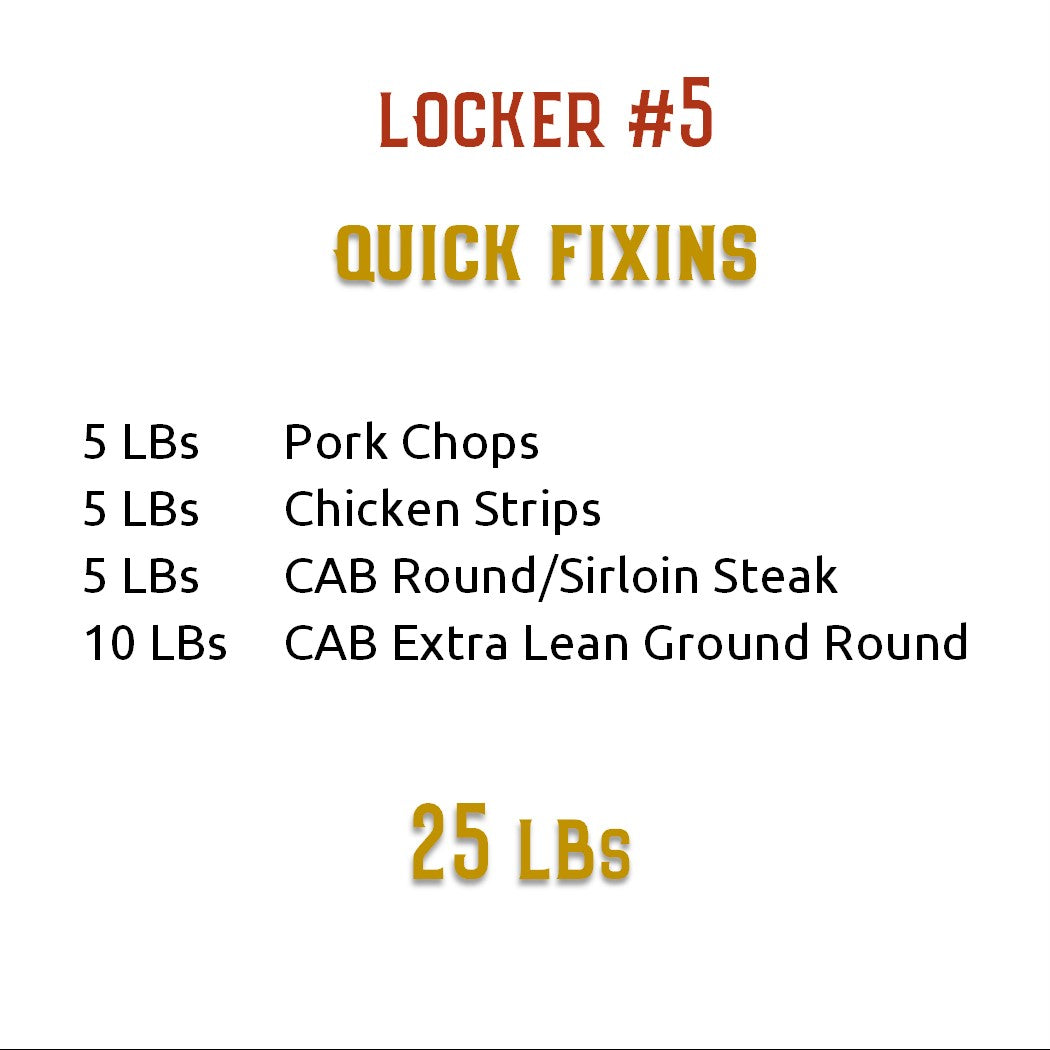Locker Special #5 - Quick Fixins